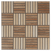 Trueliving_Somany Durastone Flux Teak Textured 300 mm x 300 mm Vitrified Parking Tile_Price-58_Per Sq Ft.